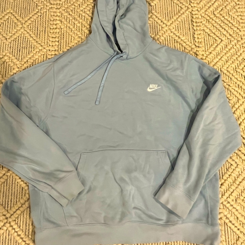 Nike Sky Blue Club Fleece Hoodie
